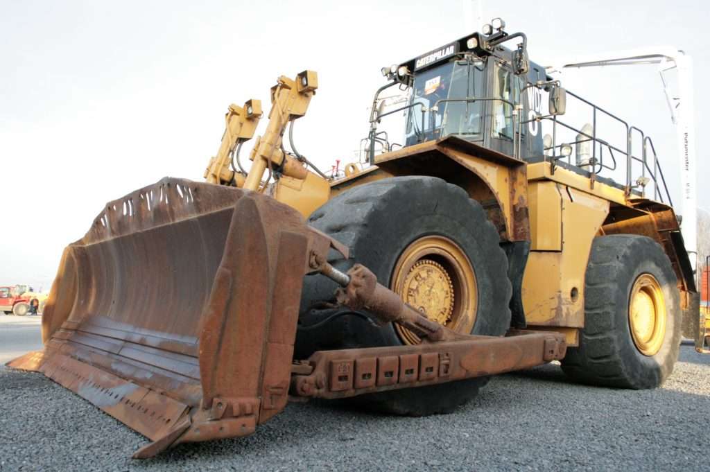 Caterpillar Wheel Dozer, inspected by Mevas-UK. Loler and Quality Inspection.